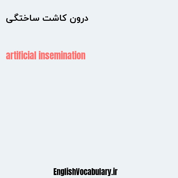 درون کاشت ساختگی به انگلیسی